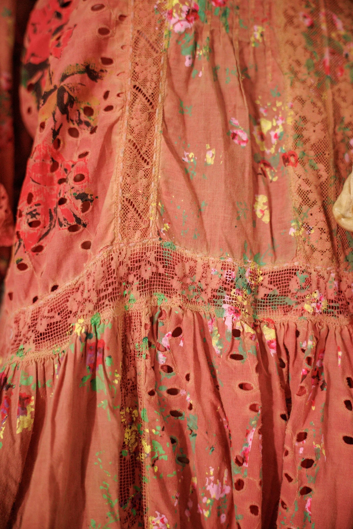 Floral Print Eyelet Calla Dress