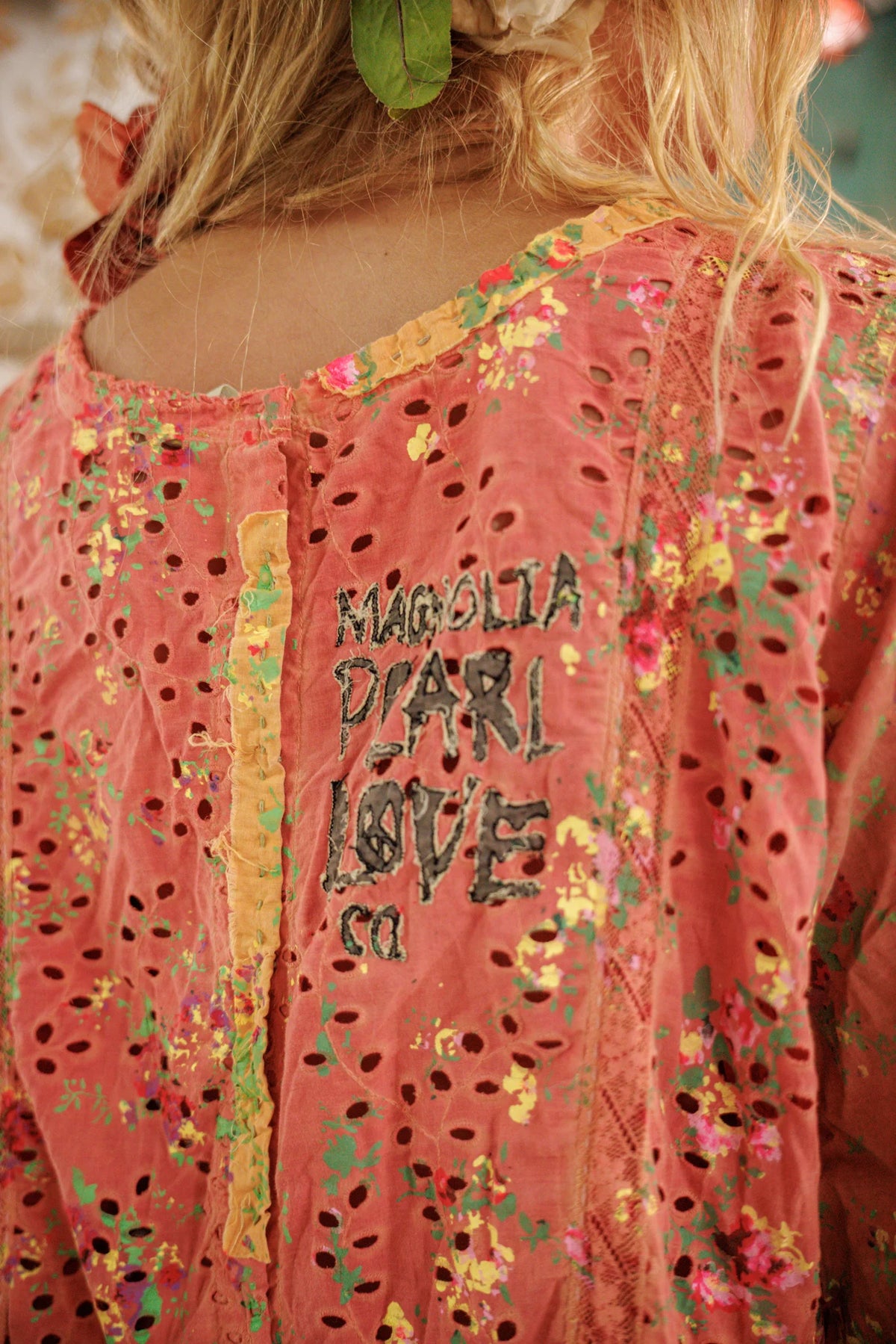 Floral Print Eyelet Calla Dress