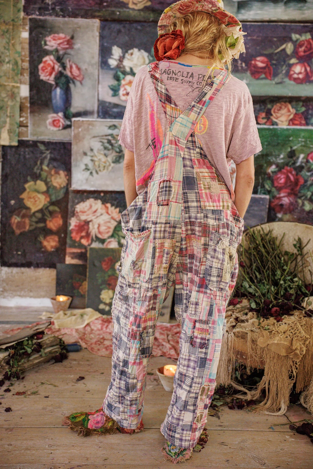 Patchwork Love Overalls