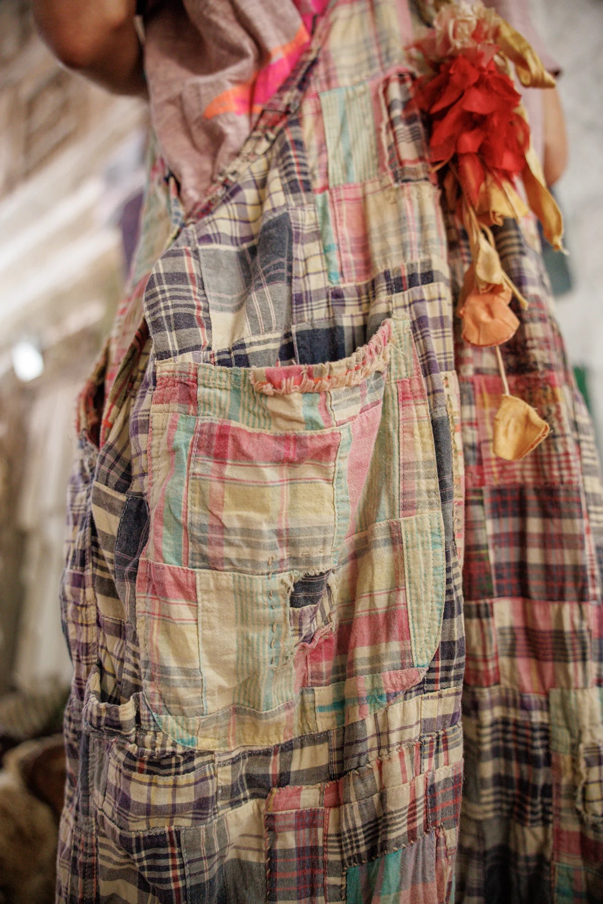 Patchwork Love Overalls