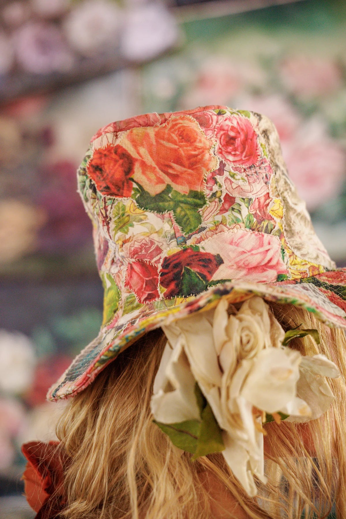 Floral Hemingway Top Hat