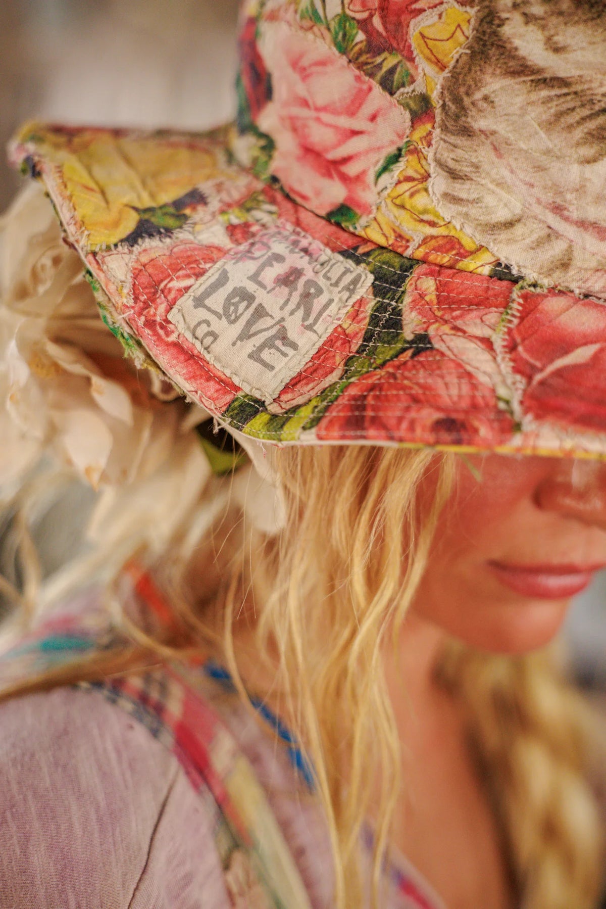 Floral Hemingway Top Hat