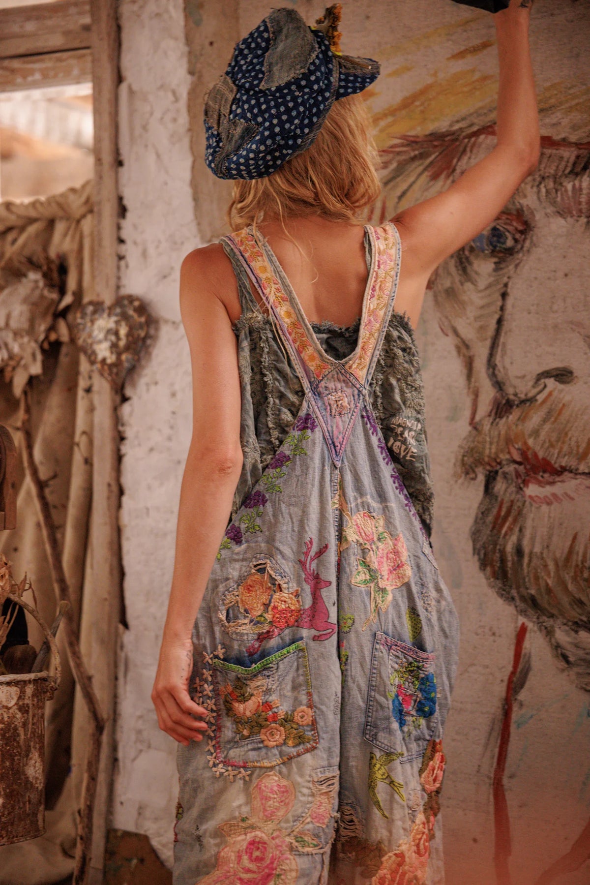 Benjamin Wide Leg Overalls