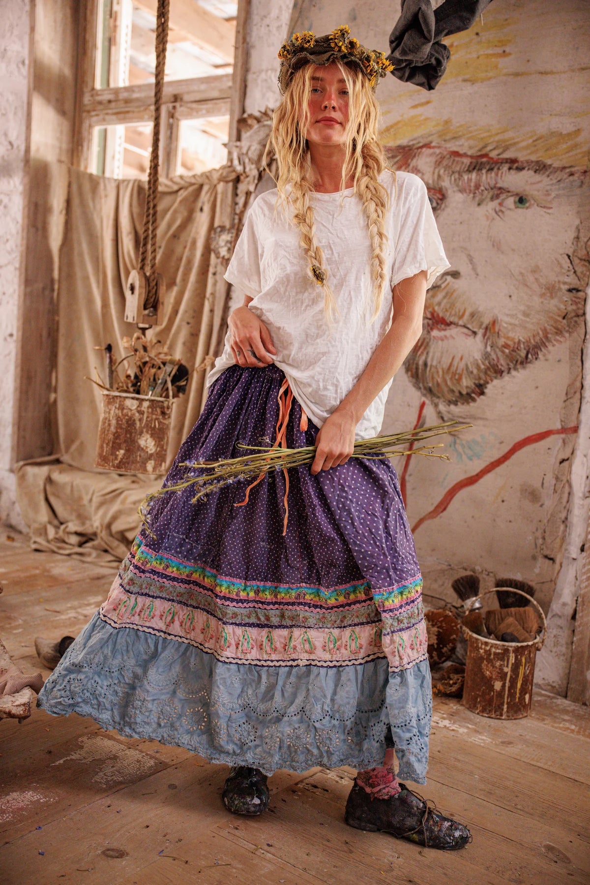 Piecewise Pissarro Skirt
