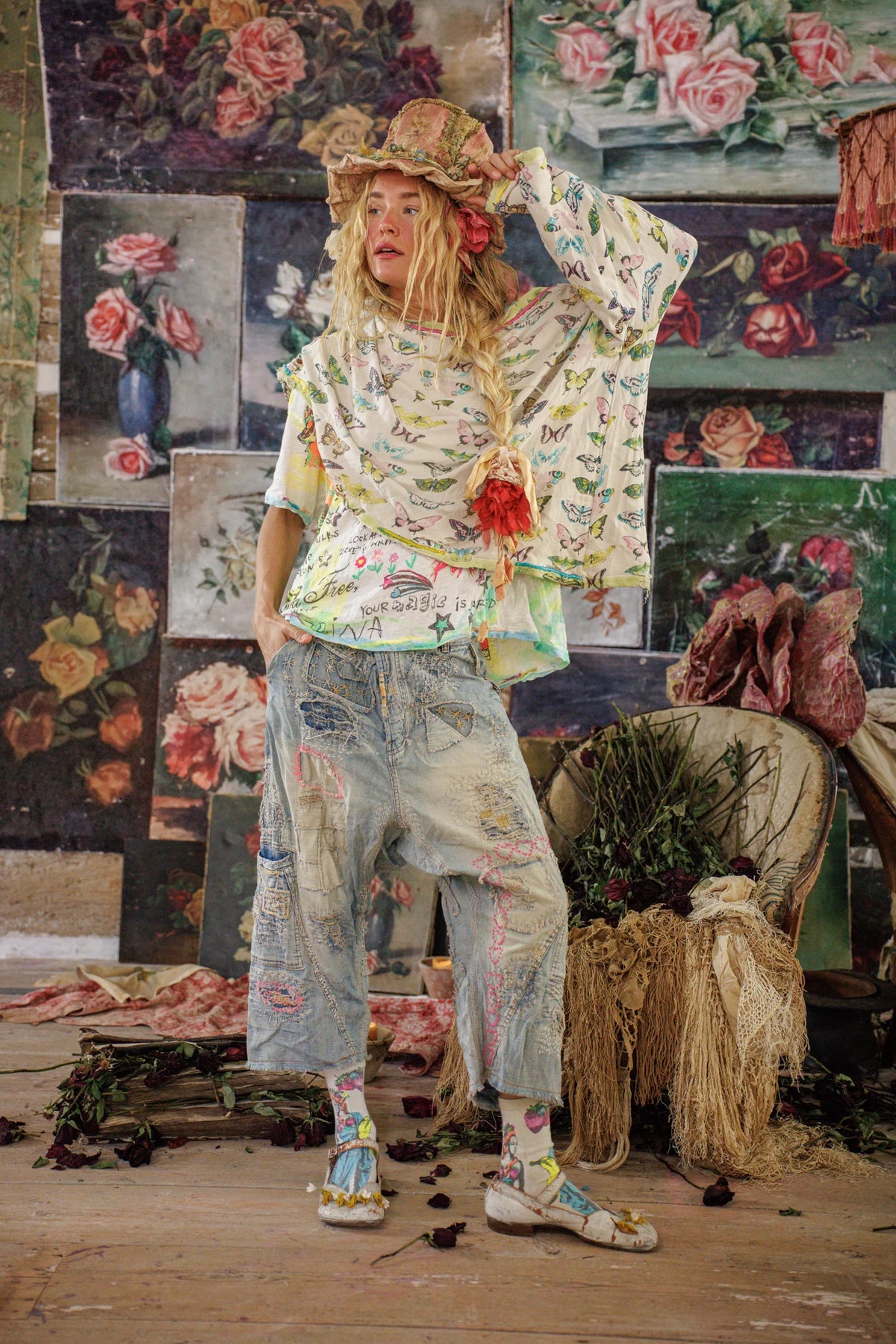 Flight Of The Butterfly Hermosa Sweatshirt