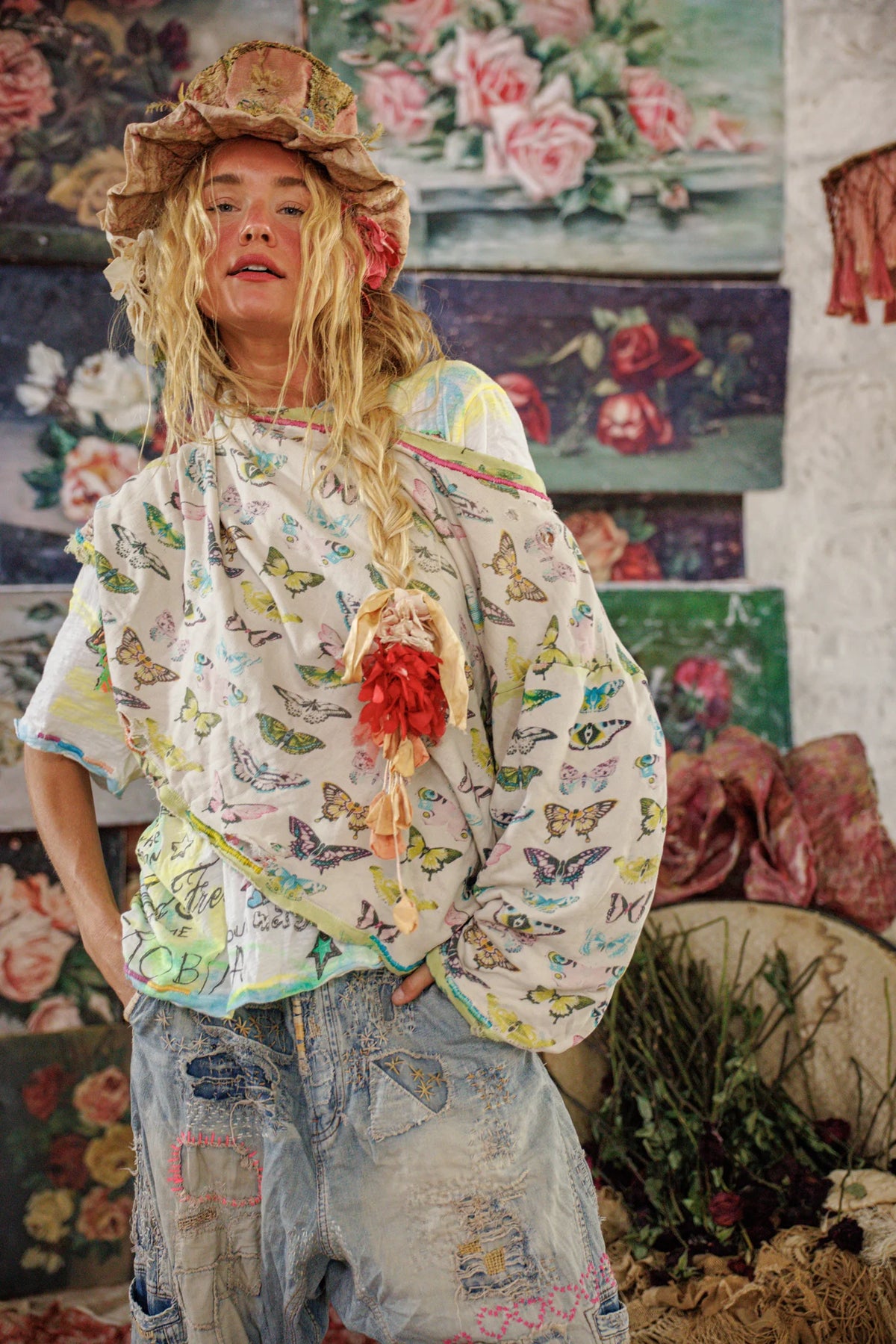 Flight Of The Butterfly Hermosa Sweatshirt