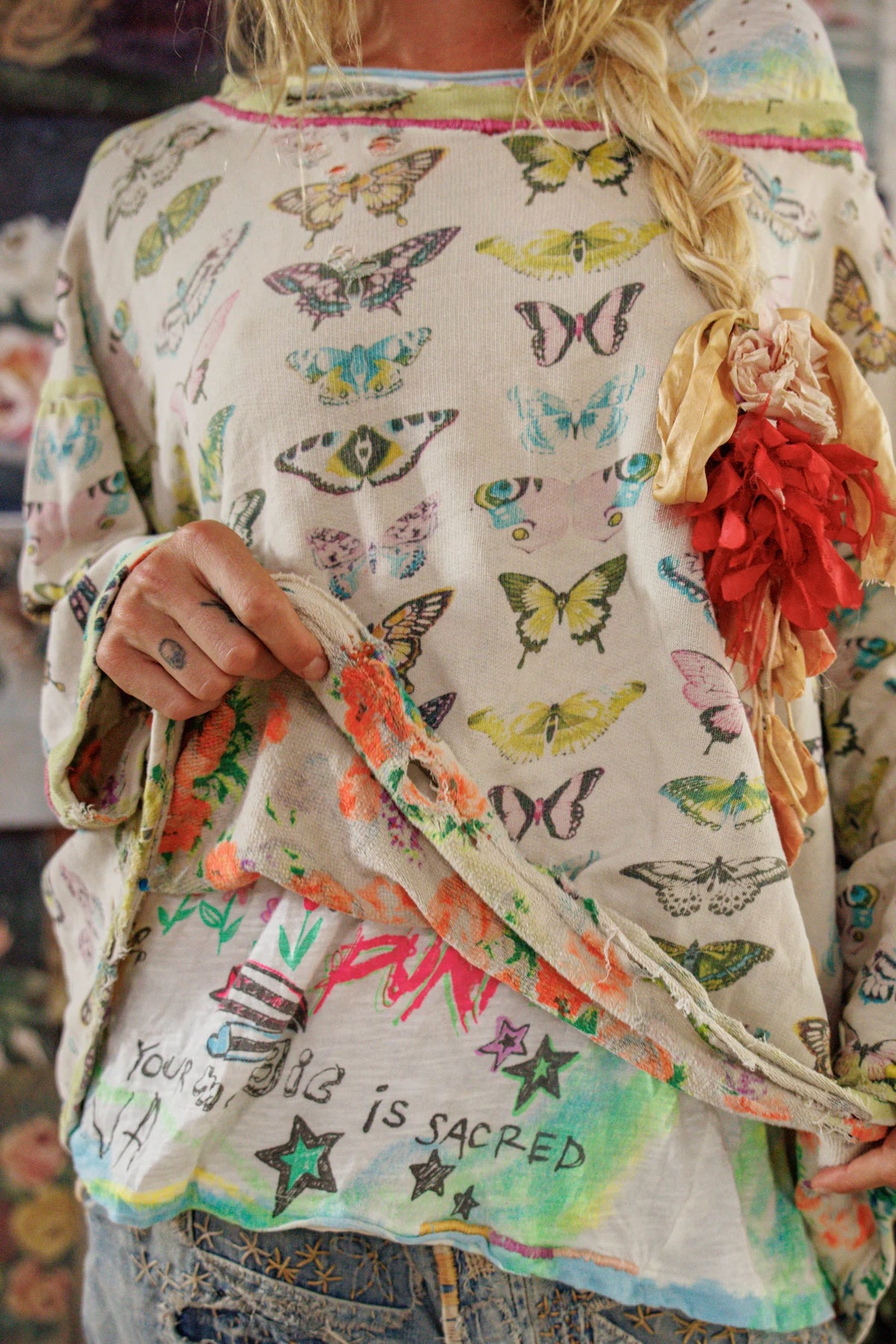 Flight Of The Butterfly Hermosa Sweatshirt