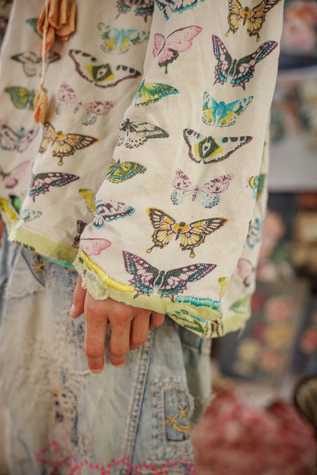 Flight Of The Butterfly Hermosa Sweatshirt