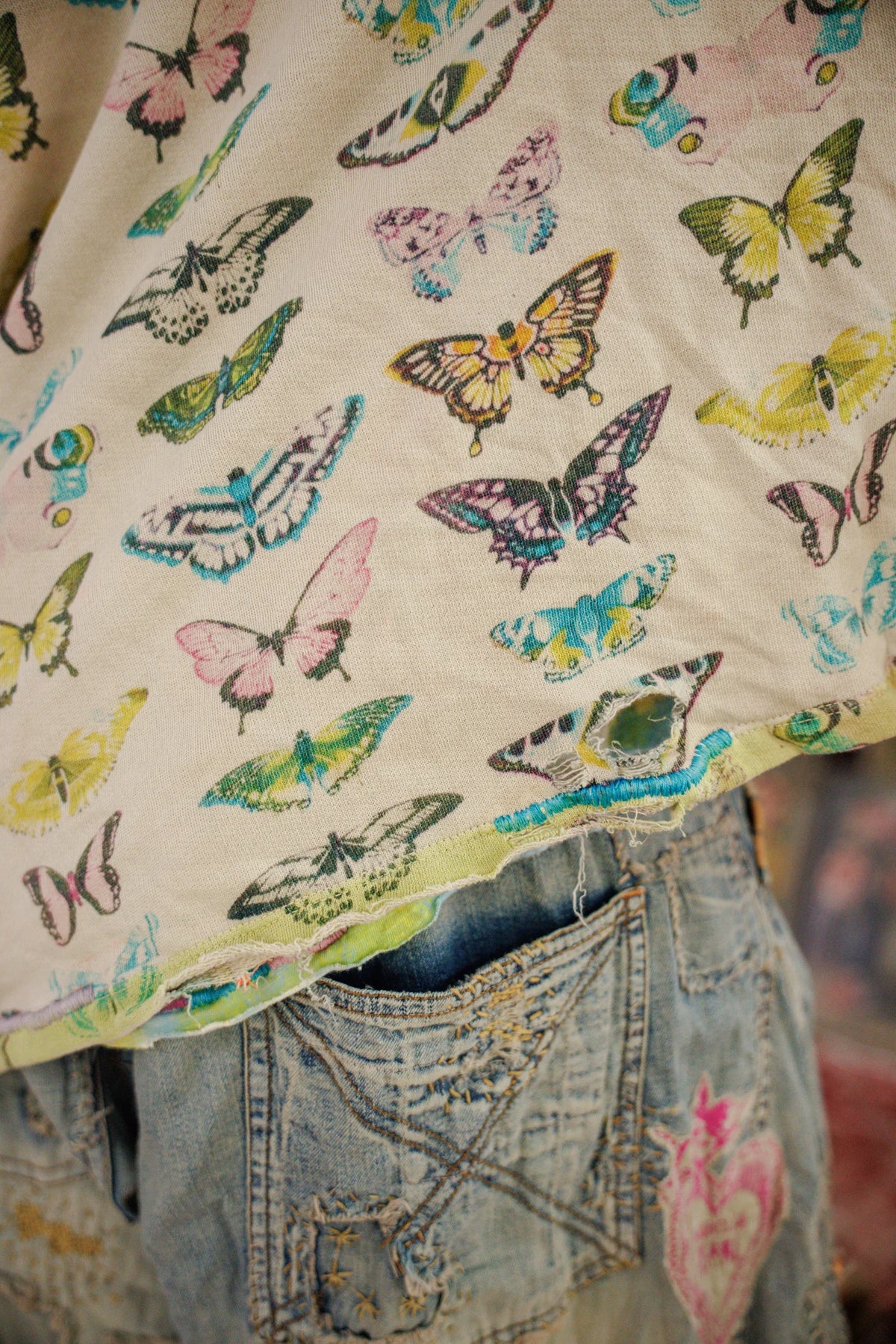 Flight Of The Butterfly Hermosa Sweatshirt