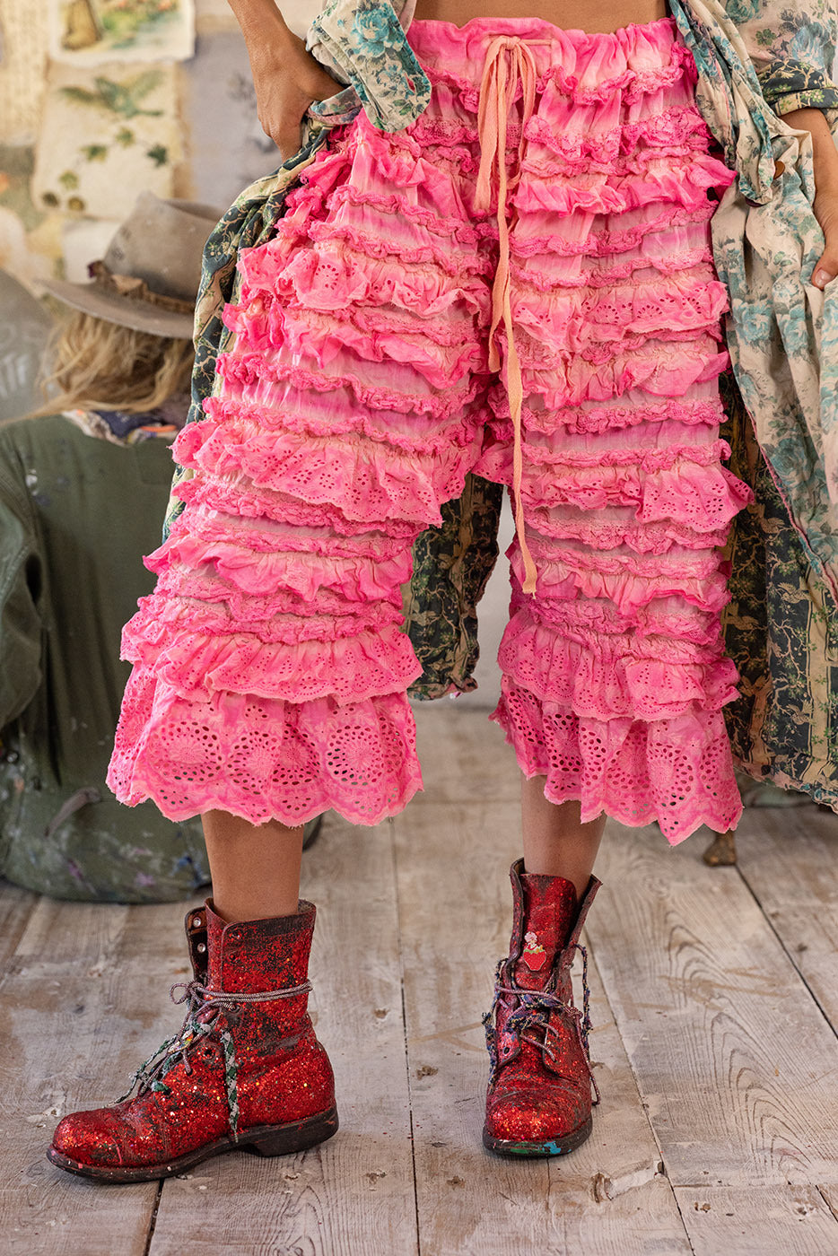 Eyelet Ruffle Duchess Bloomers