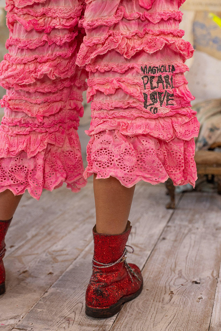 Eyelet Ruffle Duchess Bloomers