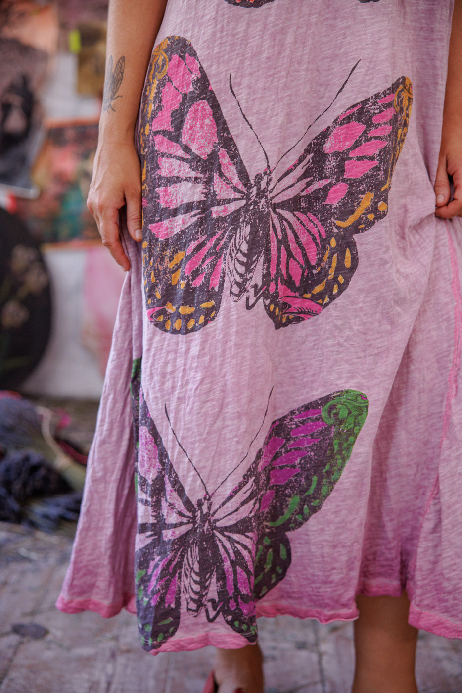 Butterfly Travelers Tee Dress