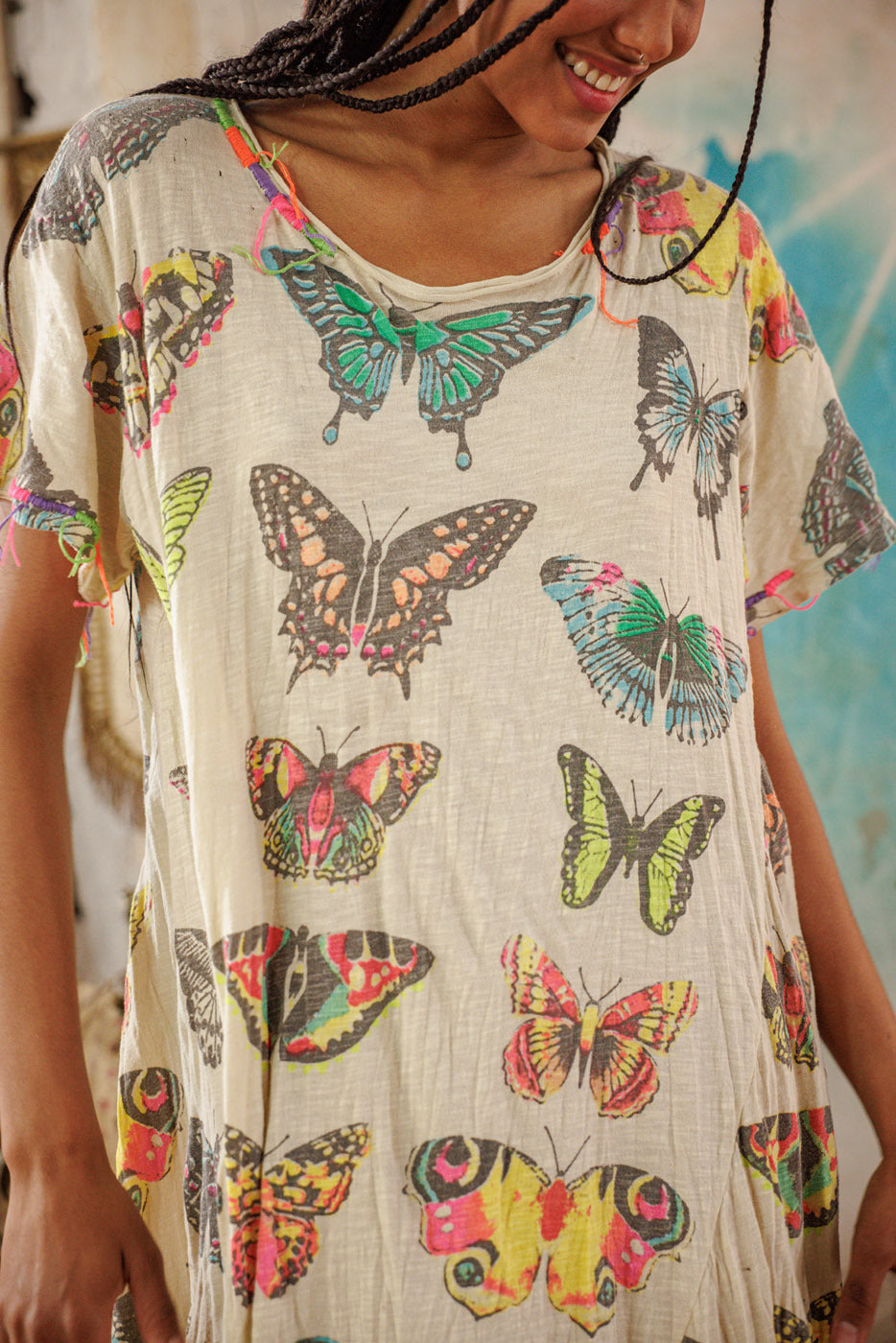 Flight Of The Butterfly Tee Dress