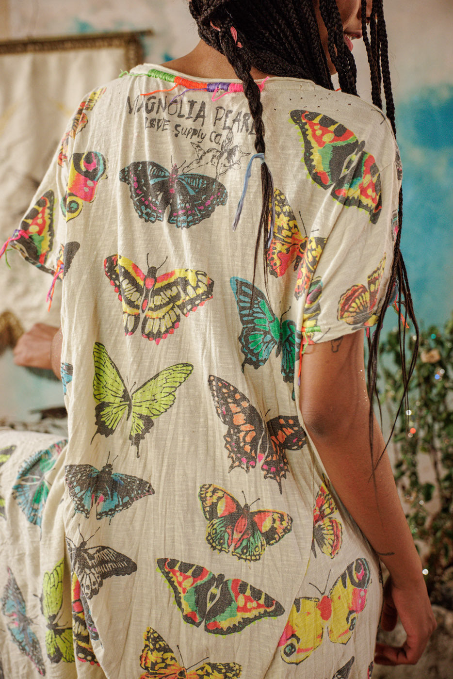 Flight Of The Butterfly Tee Dress