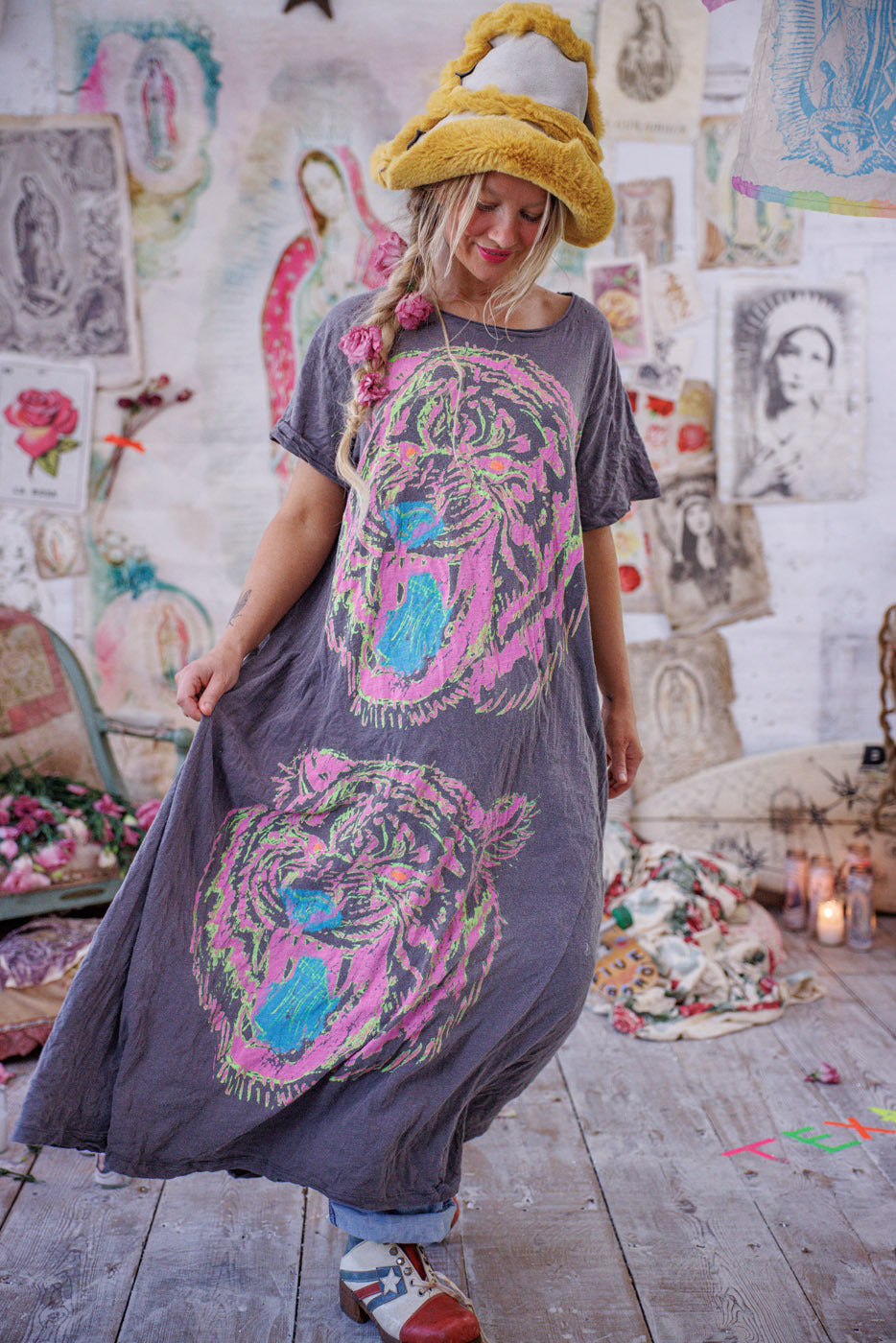 Tiger Cry Tee Dress