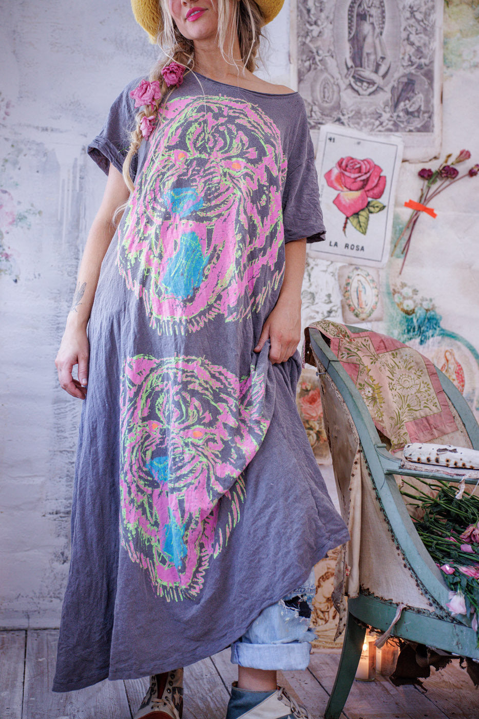 Tiger Cry Tee Dress
