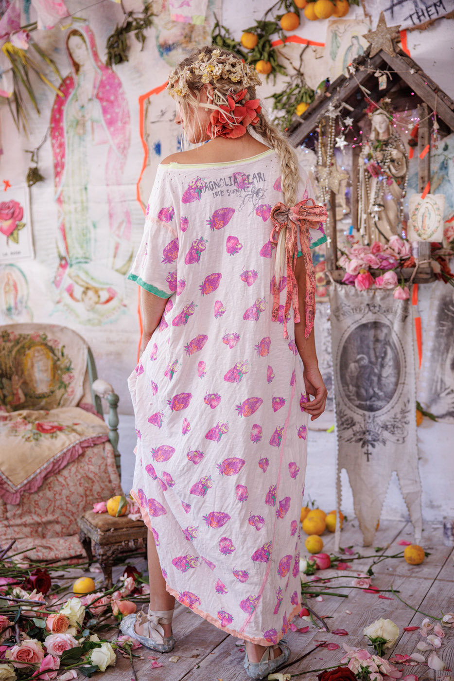 Strawberry Tee Dress