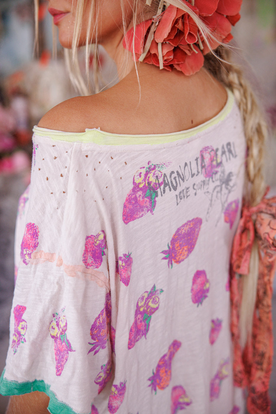 Strawberry Tee Dress