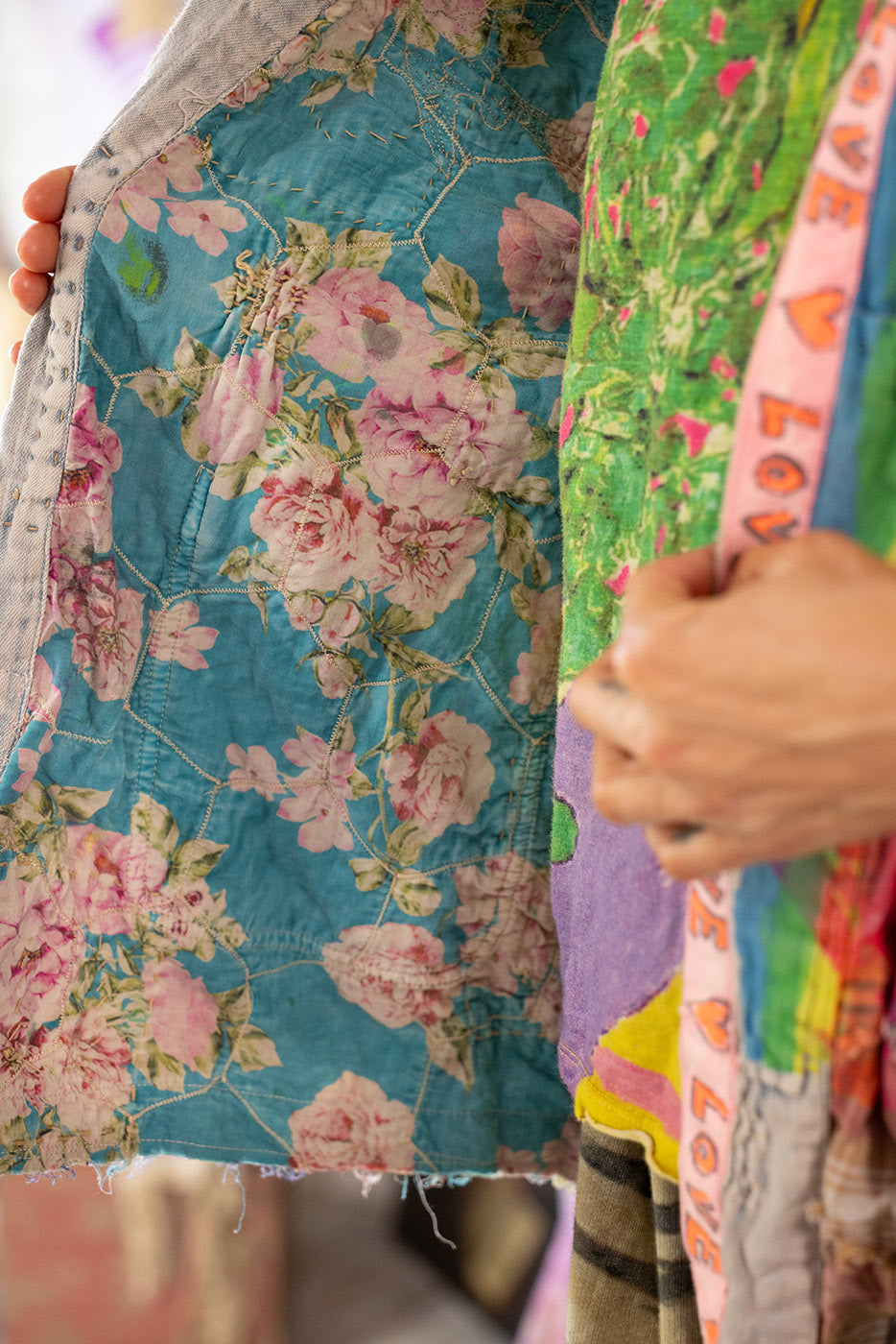 Yarn Dyed Patchwork Roamers Kimono