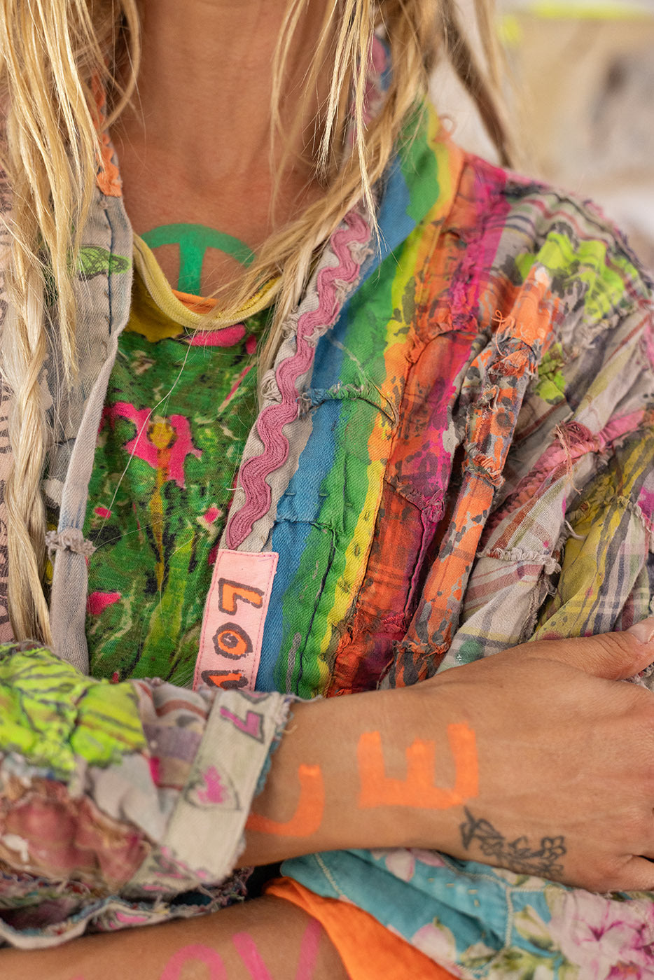 Yarn Dyed Patchwork Roamers Kimono