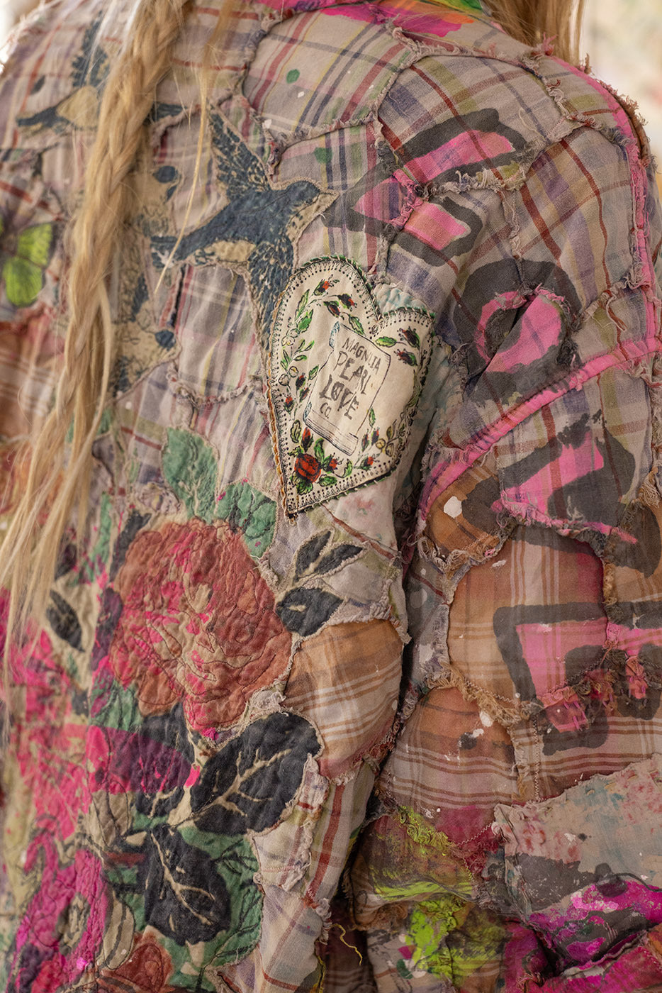 Yarn Dyed Patchwork Roamers Kimono