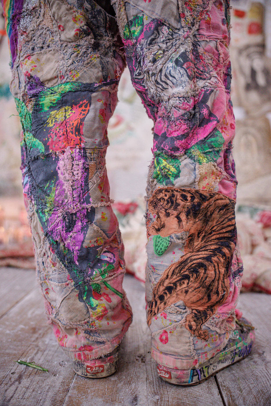 Quiltwork Appliqué Miner Denims