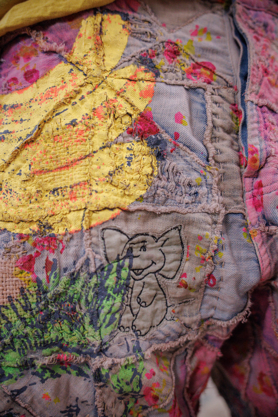 Quiltwork Appliqué Miner Denims