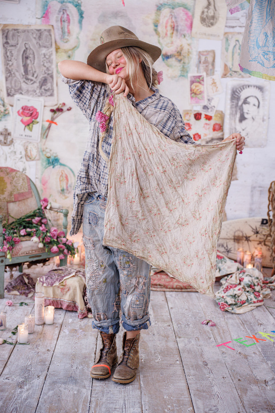 Heart Tassel Scarf