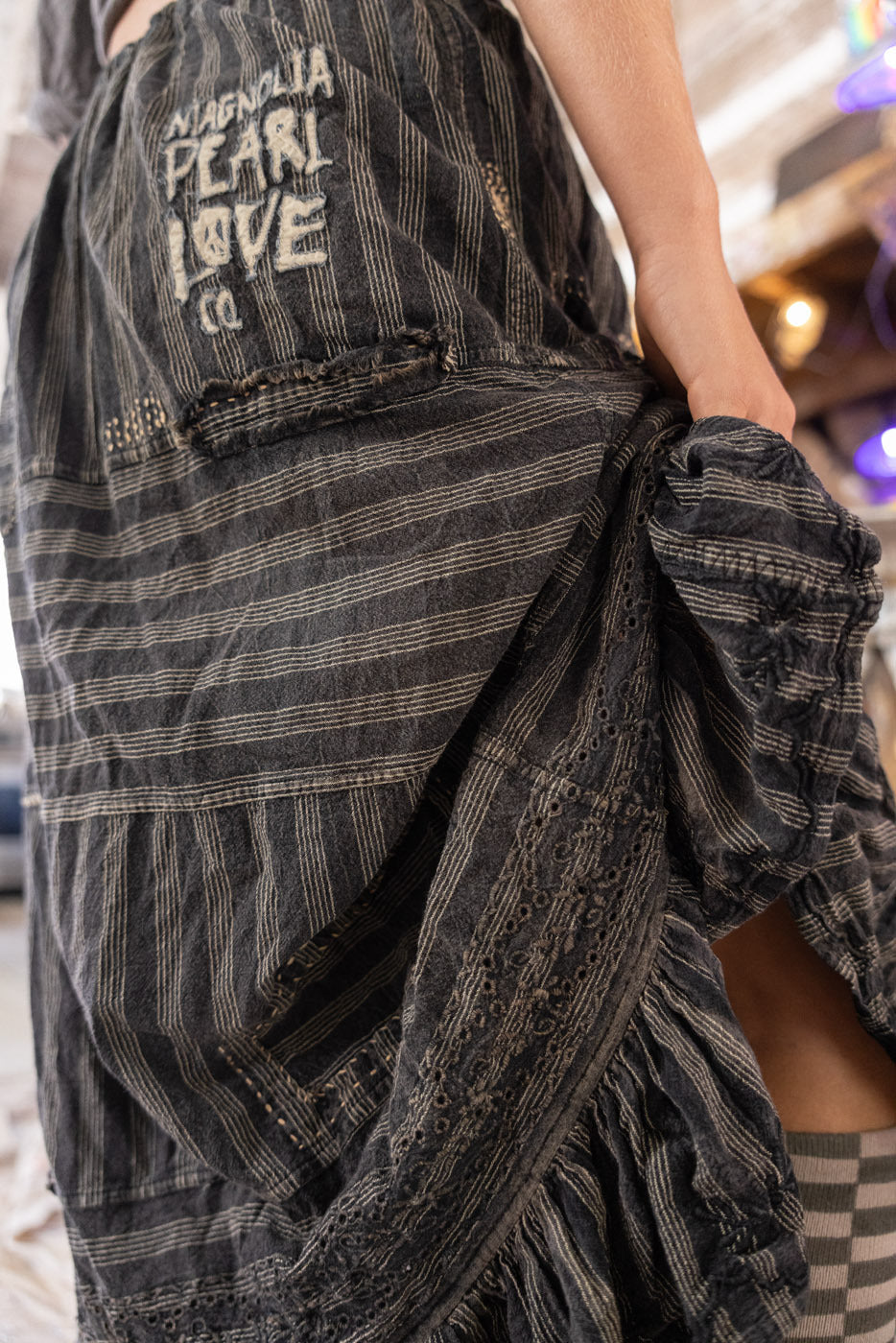 Embroidered Pissarro Skirt