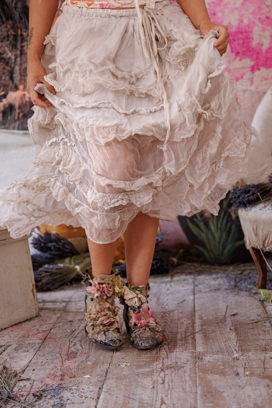 Organza Pissarro Skirt