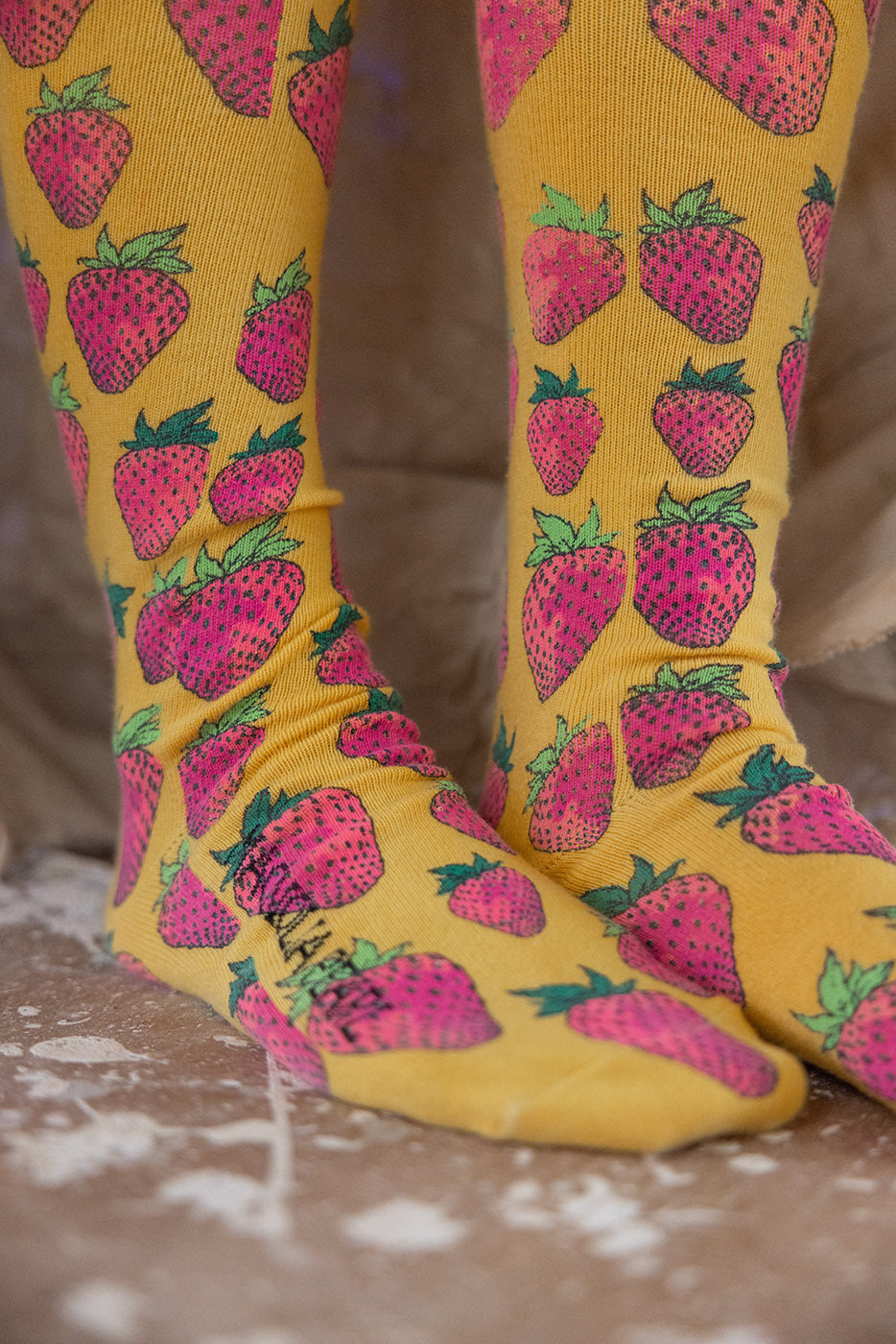 Strawberry Over-the-Knee Socks