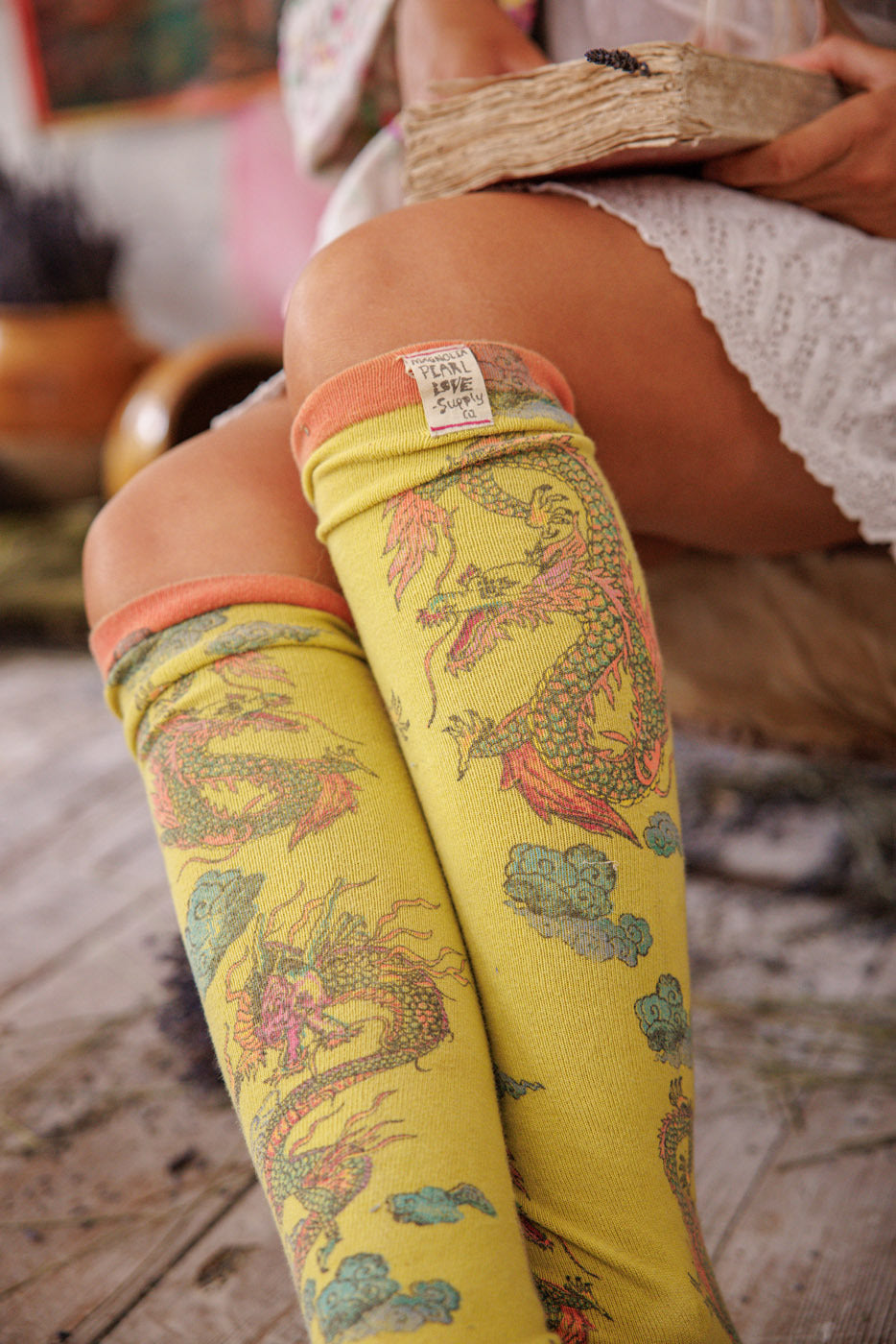 Spirit Dragon OTK Socks