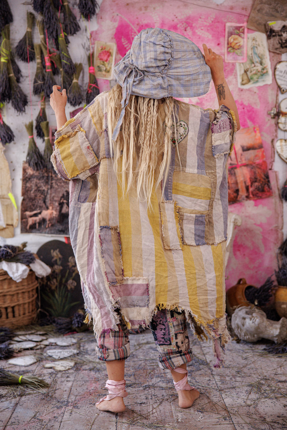 Yarn-Dyed Veda Poncho
