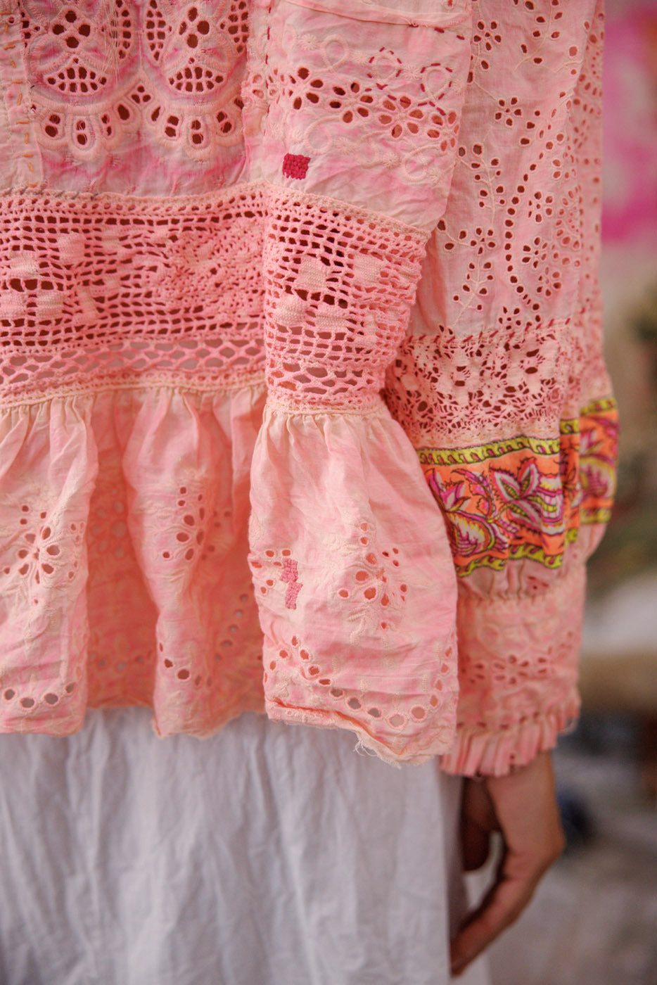 Rose Pompadour Blouse