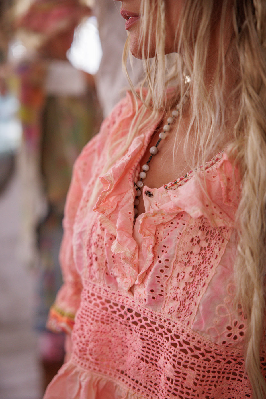 Rose Pompadour Blouse