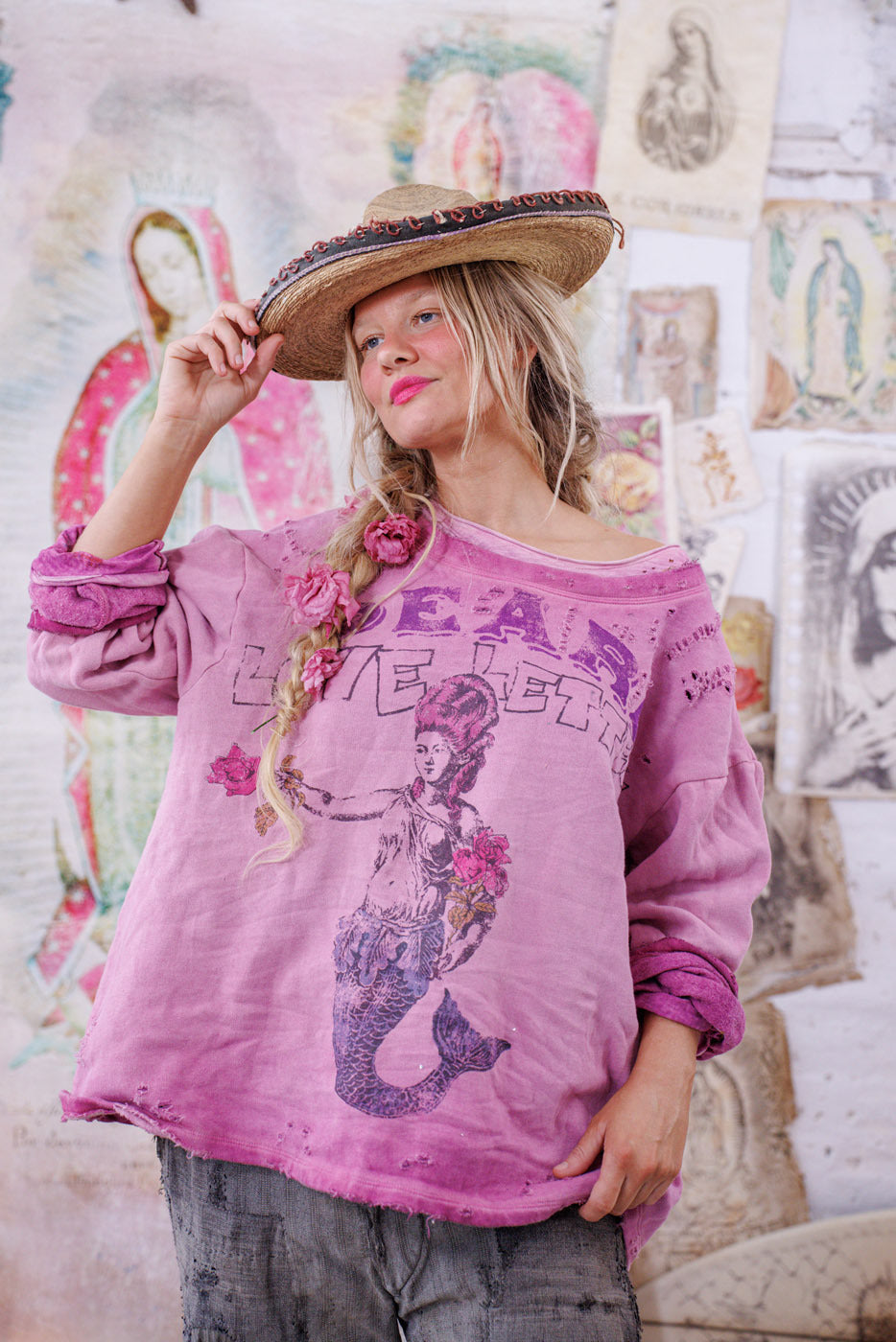 Mermaid Love Letters Hermosa Sweatshirt