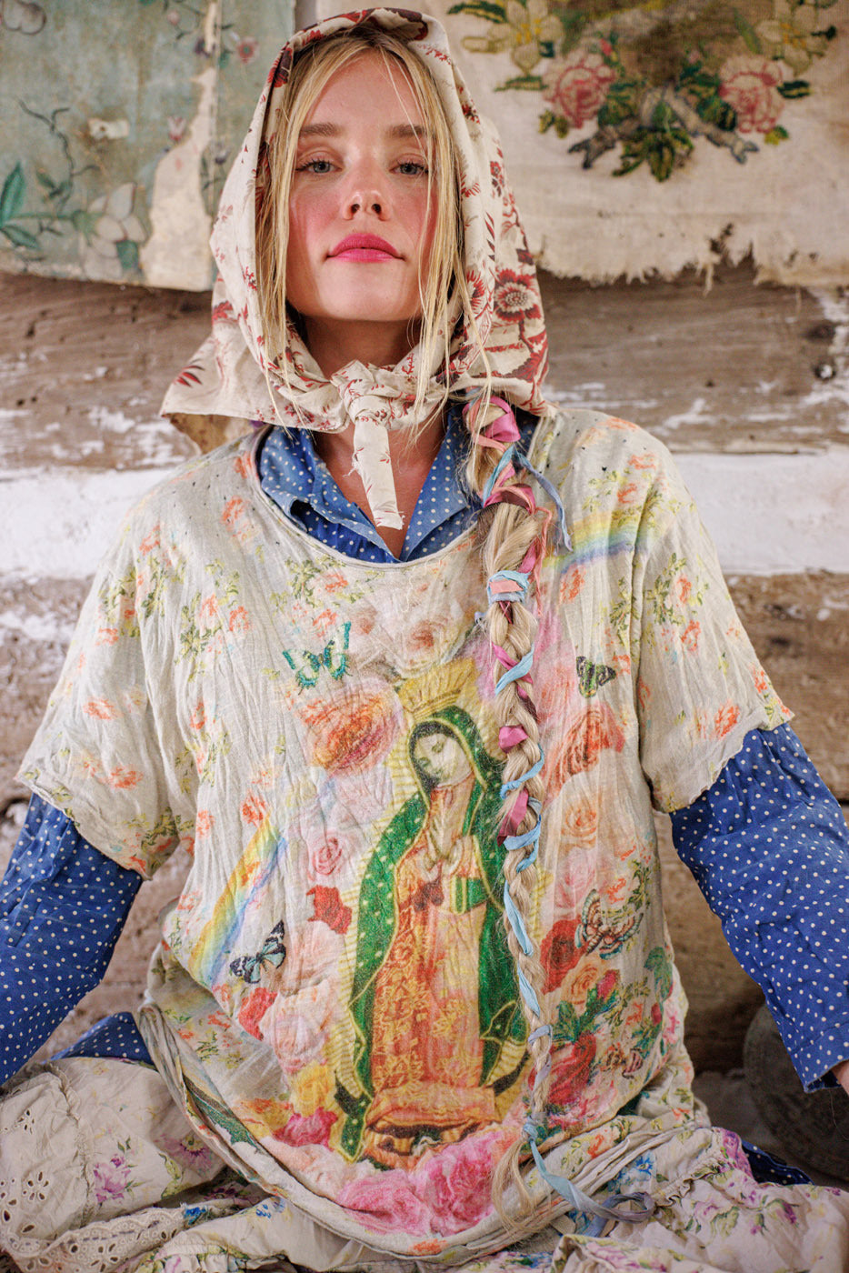 Mary Spiritual Rose Tee