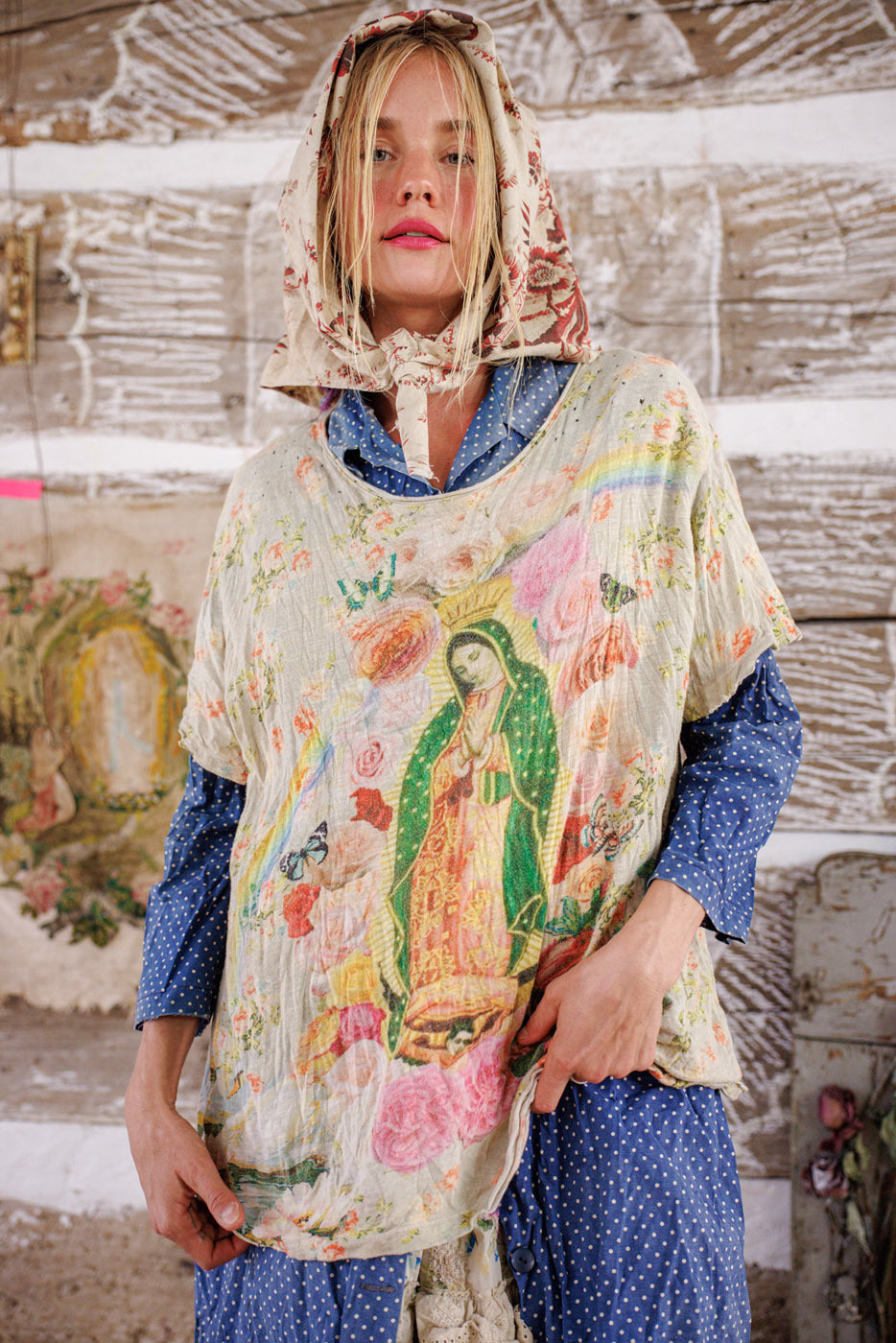 Mary Spiritual Rose Tee