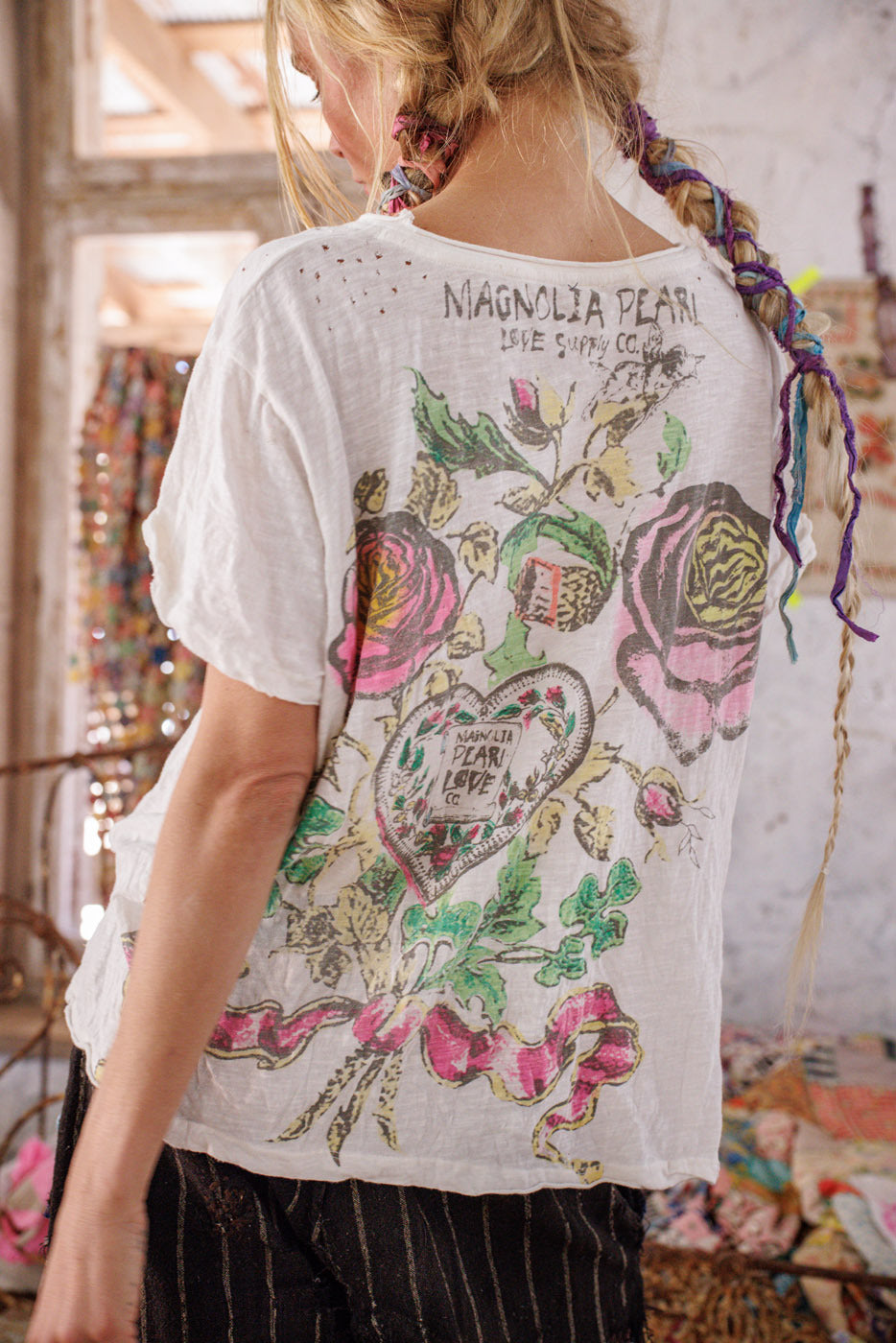 Victorian Love Birds Tee