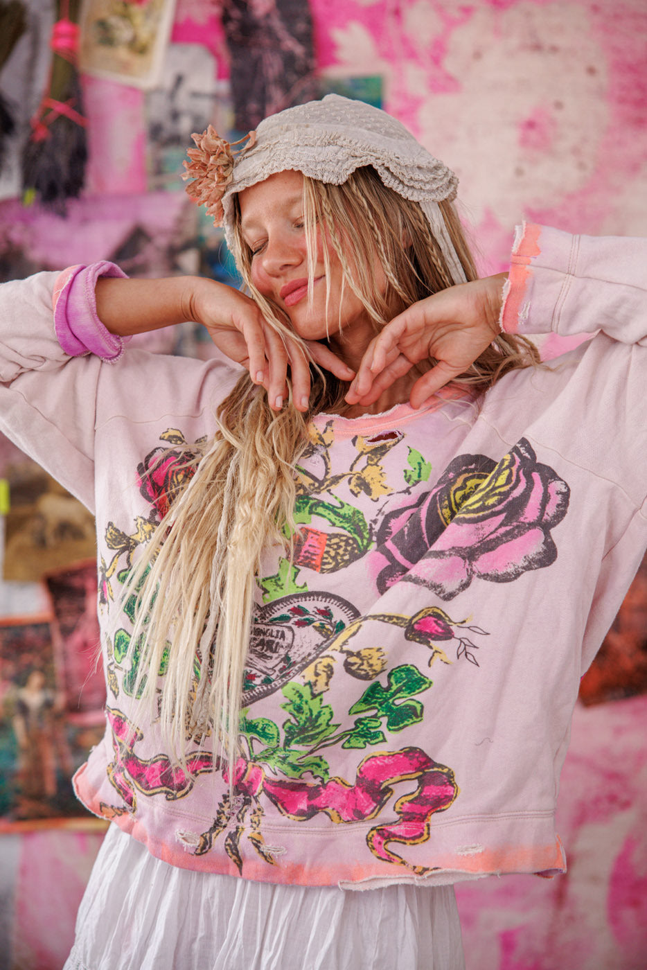 Victorian Posy Richi Sweatshirt