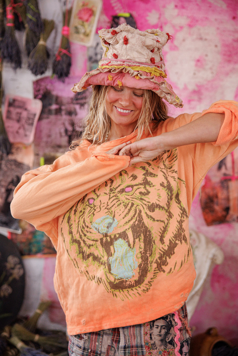 Tiger Face Hermosa Sweatshirt