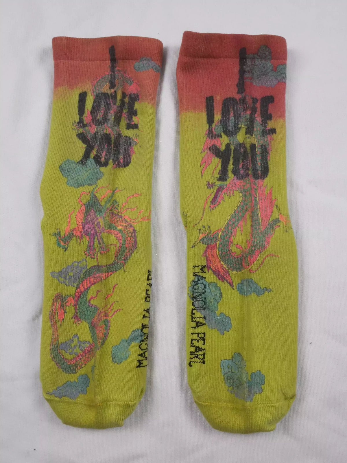 I Love You Spirit Dragon MP Socks
