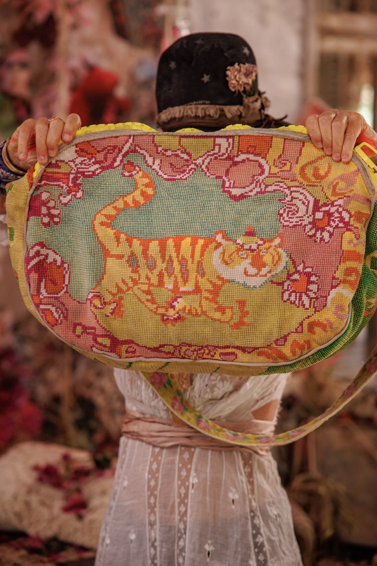 Cirque Cross Stitch Bag