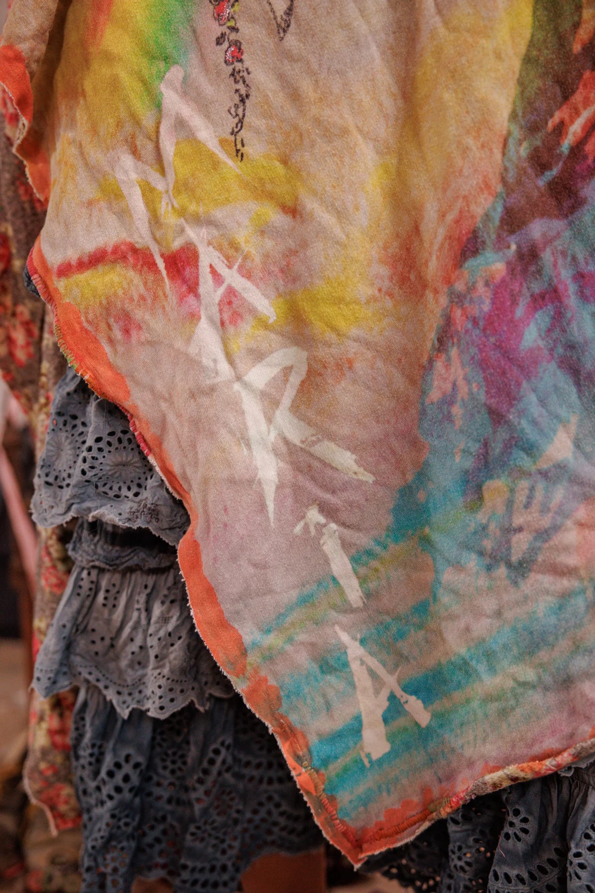 Rainbow Corazón Poncho