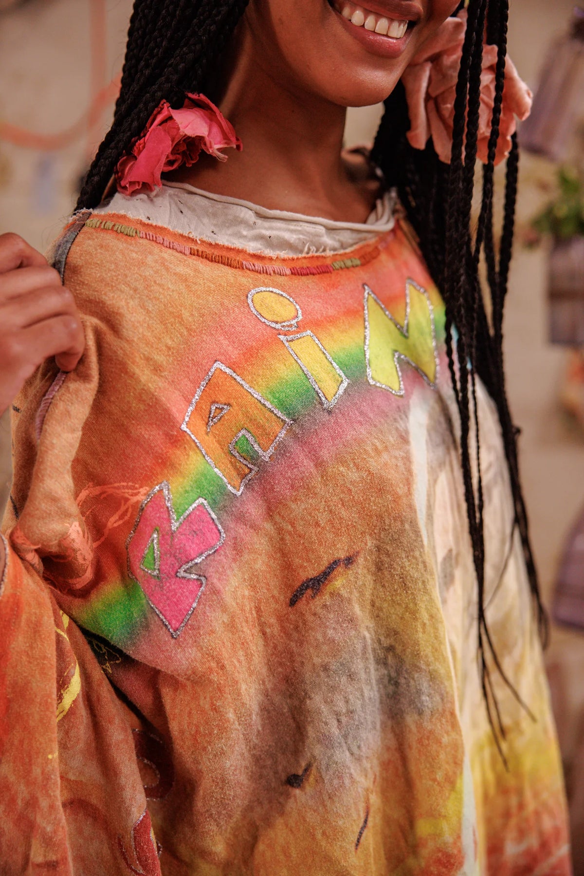 Rainbow Corazón Poncho