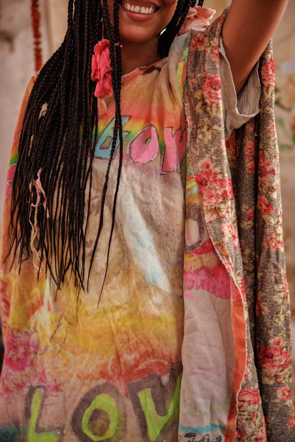 Rainbow Corazón Poncho