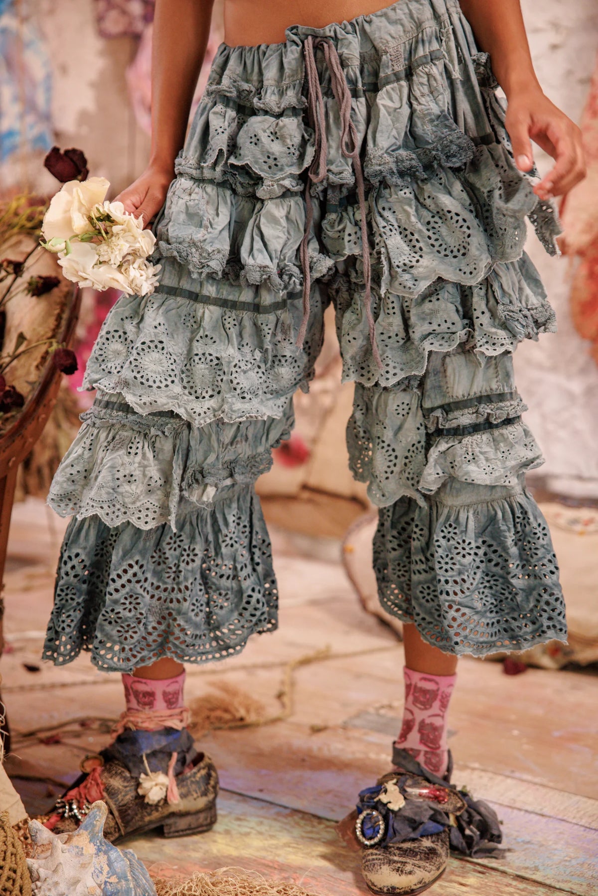 Eyelet Ruffle Duchess Bloomers