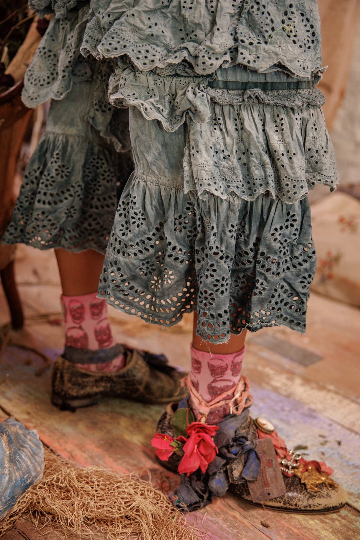 Eyelet Ruffle Duchess Bloomers
