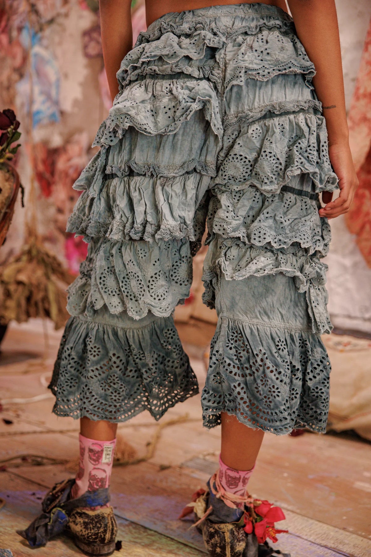 Eyelet Ruffle Duchess Bloomers