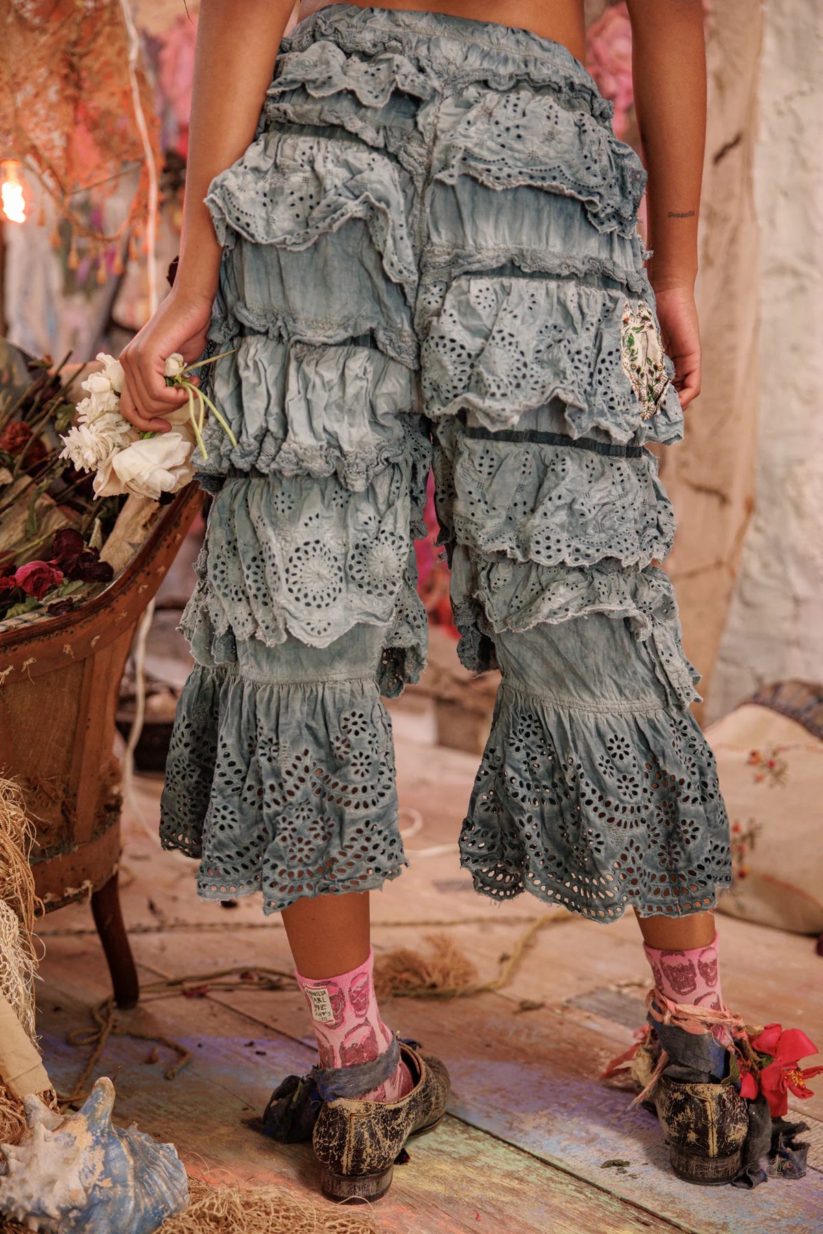 Eyelet Ruffle Duchess Bloomers